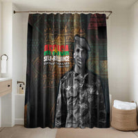 Thomas Sankara Bathroom Set Burkina Faso Africa Self-Reliance Message and Military Portrait - Wonder Print Shop