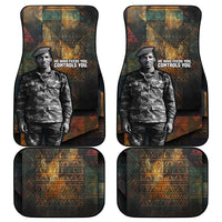 Thomas Sankara Car Mats Burkina Faso Africa Self-Reliance Message and Military Portrait - Wonder Print Shop