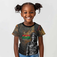 Thomas Sankara Kid T shirt Burkina Faso Africa Self-Reliance Message and Military Portrait - Wonder Print Shop
