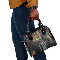 Thomas Sankara Shoulder Handbag Burkina Faso Africa Self-Reliance Message and Military Portrait - Wonder Print Shop