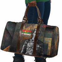 Thomas Sankara Travel Bag Burkina Faso Africa Self-Reliance Message and Military Portrait - Wonder Print Shop