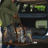 Thomas Sankara Travel Bag Burkina Faso Africa Self-Reliance Message and Military Portrait - Wonder Print Shop