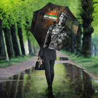 Thomas Sankara Umbrella Burkina Faso Africa Self-Reliance Message and Military Portrait - Wonder Print Shop