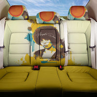 Angela Davis Back Car Seat Cover Bold Pop Art Style Freedom Is a Constant Struggle Quote Civil Rights Activist - Wonder Print Shop