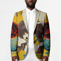Angela Davis Blazer Bold Pop Art Style Freedom Is a Constant Struggle Quote Civil Rights Activist - Wonder Print Shop