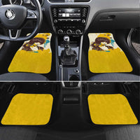 Angela Davis Car Mats Bold Pop Art Style Freedom Is a Constant Struggle Quote Civil Rights Activist - Wonder Print Shop