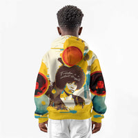 Angela Davis Kid Hoodie Bold Pop Art Style Freedom Is a Constant Struggle Quote Civil Rights Activist - Wonder Print Shop