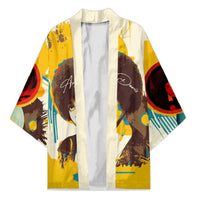 Angela Davis Kimono Bold Pop Art Style Freedom Is a Constant Struggle Quote Civil Rights Activist - Wonder Print Shop