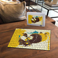 Angela Davis Puzzle Bold Pop Art Style Freedom Is a Constant Struggle Quote Civil Rights Activist - Wonder Print Shop