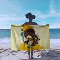 Angela Davis Sarong Bold Pop Art Style Freedom Is a Constant Struggle Quote Civil Rights Activist - Wonder Print Shop