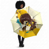 Angela Davis Umbrella Bold Pop Art Style Freedom Is a Constant Struggle Quote Civil Rights Activist - Wonder Print Shop