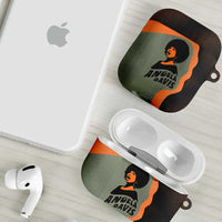 Angela Davis AirPods Case Retro Graphic Design I Am Changing the Things I Cannot Accept Quote Civil Rights Empowerment Tribute - Wonder Print Shop