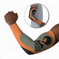 Angela Davis Arm Sleeves Retro Graphic Design I Am Changing the Things I Cannot Accept Quote Civil Rights Empowerment Tribute - Wonder Print Shop