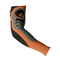 Angela Davis Arm Sleeves Retro Graphic Design I Am Changing the Things I Cannot Accept Quote Civil Rights Empowerment Tribute - Wonder Print Shop