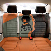 Angela Davis Back Car Seat Cover Retro Graphic Design I Am Changing the Things I Cannot Accept Quote Civil Rights Empowerment Tribute - Wonder Print Shop