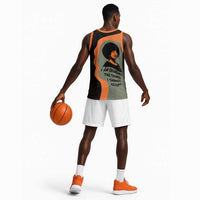Angela Davis Basketball Jersey Retro Graphic Design I Am Changing the Things I Cannot Accept Quote Civil Rights Empowerment Tribute - Wonder Print Shop