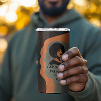 Angela Davis 4 in 1 Can Cooler Tumbler Retro Graphic Design I Am Changing the Things I Cannot Accept Quote Civil Rights Empowerment Tribute - Wonder Print Shop