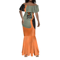 Angela Davis Mermaid Dress Retro Graphic Design I Am Changing the Things I Cannot Accept Quote Civil Rights Empowerment Tribute TS04