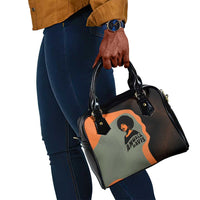 Angela Davis Shoulder Handbag Retro Graphic Design I Am Changing the Things I Cannot Accept Quote Civil Rights Empowerment Tribute - Wonder Print Shop
