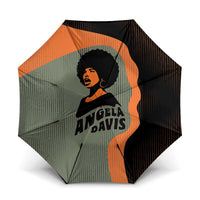 Angela Davis Umbrella Retro Graphic Design I Am Changing the Things I Cannot Accept Quote Civil Rights Empowerment Tribute - Wonder Print Shop