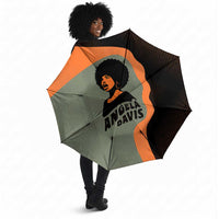 Angela Davis Umbrella Retro Graphic Design I Am Changing the Things I Cannot Accept Quote Civil Rights Empowerment Tribute - Wonder Print Shop