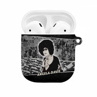 Angela Davis AirPods Case Protest Design Liberating Minds and Society Quote Civil Rights Movement - Wonder Print Shop