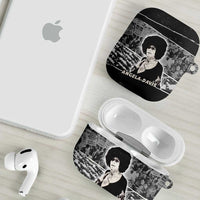 Angela Davis AirPods Case Protest Design Liberating Minds and Society Quote Civil Rights Movement - Wonder Print Shop