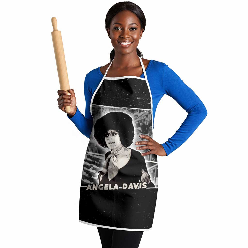 Angela Davis Apron Protest Design Liberating Minds and Society Quote Civil Rights Movement - Wonder Print Shop