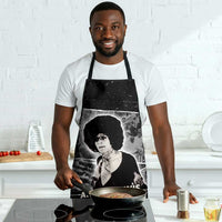Angela Davis Apron Protest Design Liberating Minds and Society Quote Civil Rights Movement - Wonder Print Shop
