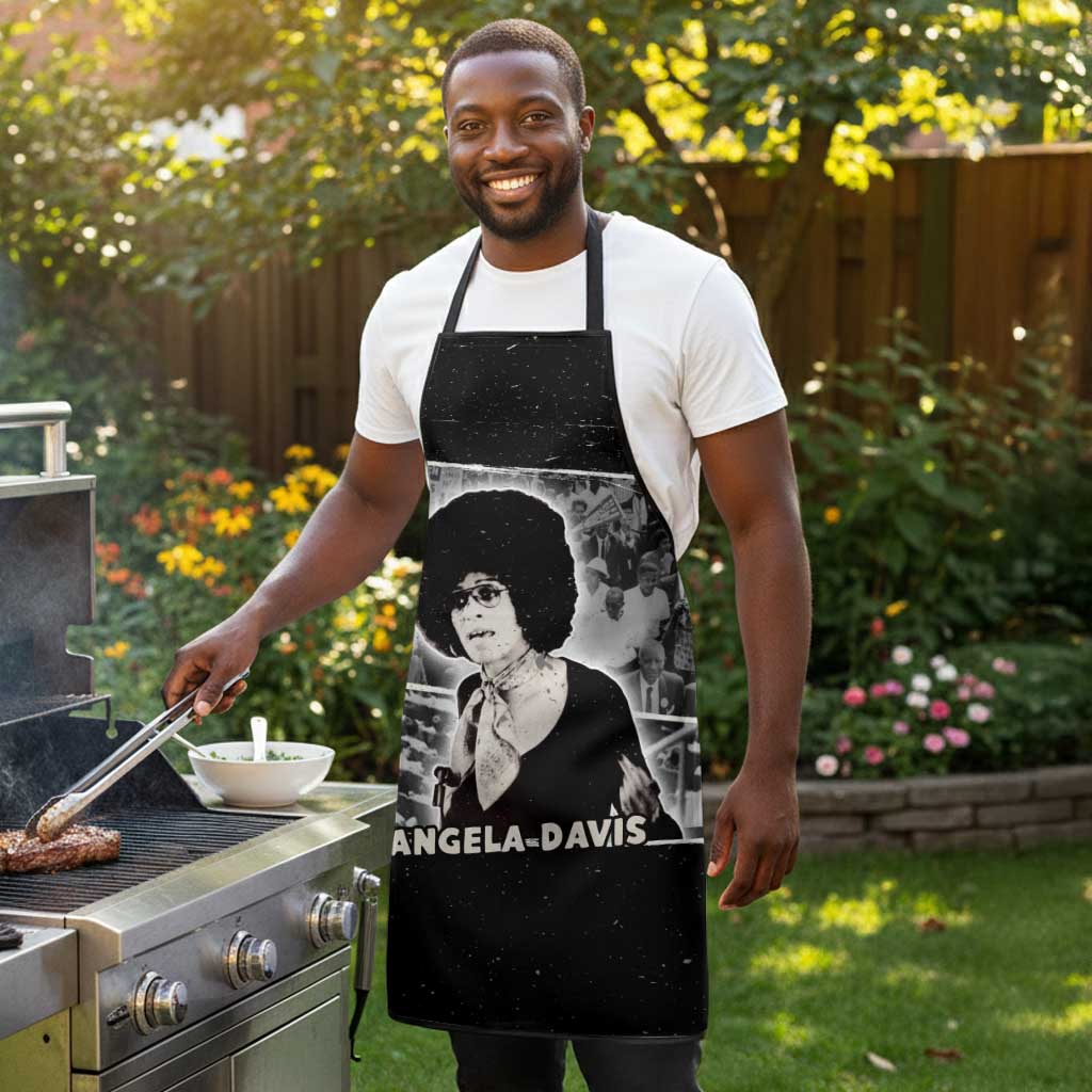 Angela Davis Apron Protest Design Liberating Minds and Society Quote Civil Rights Movement - Wonder Print Shop