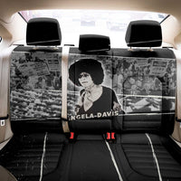 Angela Davis Back Car Seat Cover Protest Design Liberating Minds and Society Quote Civil Rights Movement - Wonder Print Shop
