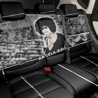 Angela Davis Back Car Seat Cover Protest Design Liberating Minds and Society Quote Civil Rights Movement - Wonder Print Shop