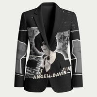 Angela Davis Blazer Protest Design Liberating Minds and Society Quote Civil Rights Movement - Wonder Print Shop