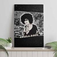Angela Davis Canvas Wall Art Protest Design Liberating Minds and Society Quote Civil Rights Movement - Wonder Print Shop