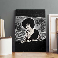 Angela Davis Canvas Wall Art Protest Design Liberating Minds and Society Quote Civil Rights Movement - Wonder Print Shop