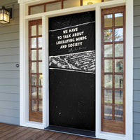 Angela Davis Door Cover Protest Design Liberating Minds and Society Quote Civil Rights Movement - Wonder Print Shop