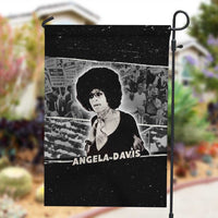 Angela Davis Garden Flag Protest Design Liberating Minds and Society Quote Civil Rights Movement - Wonder Print Shop