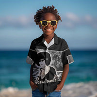 Angela Davis Kid Hawaiian Shirt Protest Design Liberating Minds and Society Quote Civil Rights Movement TS04