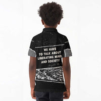 Angela Davis Kid Polo Shirt Protest Design Liberating Minds and Society Quote Civil Rights Movement TS04