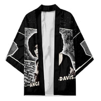 Angela Davis Kimono Protest Design Liberating Minds and Society Quote Civil Rights Movement - Wonder Print Shop