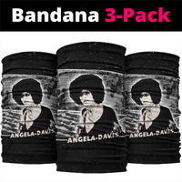 Angela Davis Neck Gaiter Protest Design Liberating Minds and Society Quote Civil Rights Movement - Wonder Print Shop