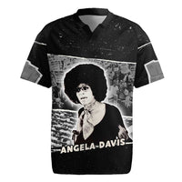 Angela Davis Rugby Jersey Protest Design Liberating Minds and Society Quote Civil Rights Movement TS04