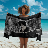 Angela Davis Sarong Protest Design Liberating Minds and Society Quote Civil Rights Movement - Wonder Print Shop