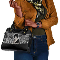 Angela Davis Shoulder Handbag Protest Design Liberating Minds and Society Quote Civil Rights Movement - Wonder Print Shop
