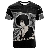 Angela Davis T shirt Protest Design Liberating Minds and Society Quote Civil Rights Movement TS04