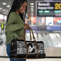 Angela Davis Travel Bag Protest Design Liberating Minds and Society Quote Civil Rights Movement - Wonder Print Shop