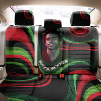 Huey P. Newton Back Car Seat Cover Swirl Design Black Panther Party Symbol Revolutionary Tribute - Wonder Print Shop