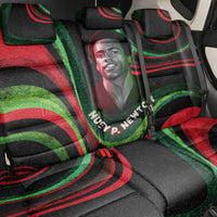 Huey P. Newton Back Car Seat Cover Swirl Design Black Panther Party Symbol Revolutionary Tribute - Wonder Print Shop