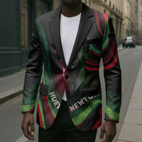 Huey P. Newton Blazer Swirl Design Black Panther Party Symbol Revolutionary Tribute - Wonder Print Shop
