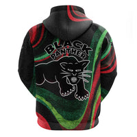 Huey P. Newton Hoodie Swirl Design Black Panther Party Symbol Revolutionary Tribute - Wonder Print Shop